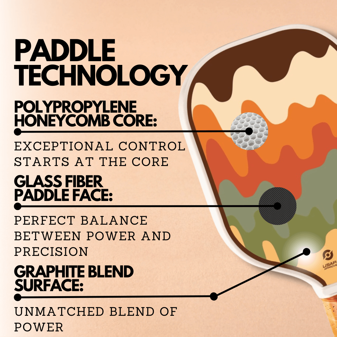 Orbia Creamy Glass Fiber Pickelball Paddle - My Pickleball Equipment