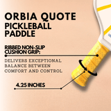 Orbia Quote Carbon Fiber Pickelball Paddle - My Pickleball Equipment